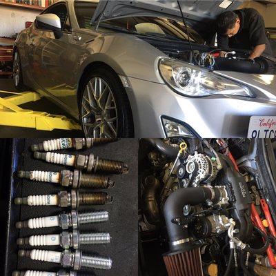 Subaru BRZ engine maintenance-tune up