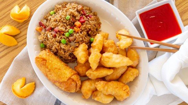 Sweet & Sour Chicken Special Combo Plate