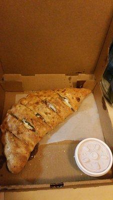 A small Calzone for 7.99