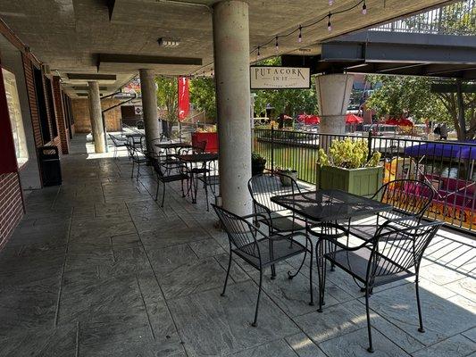 Patio seating