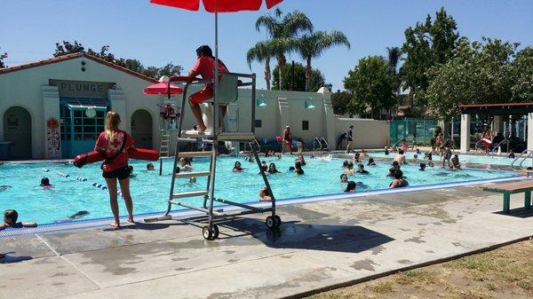 Brea's Plunge - Sparkling clear waters overseen by well trained, diligent staff.