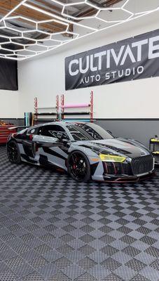 R8 in for wrap service