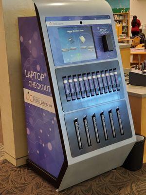 Laptop kiosk