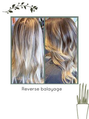 Reverse balayage