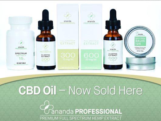 Ananda CBD Oil Sold Here