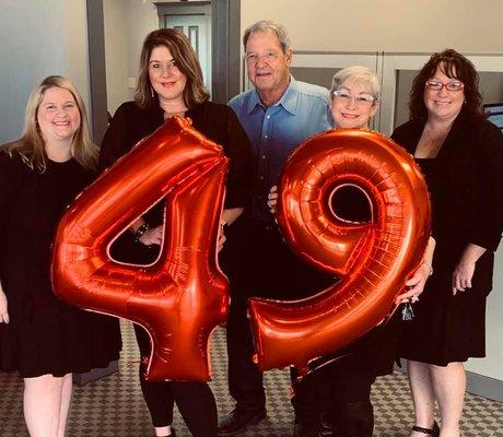 Celebrating Charlie's 49th State Farm-iversary!