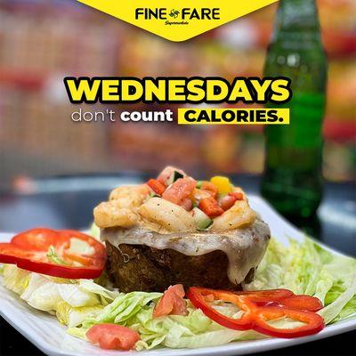 Calorie-free Wednesdays at Fine Fare!