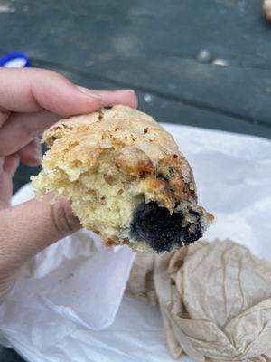 Blueberry peach scone.