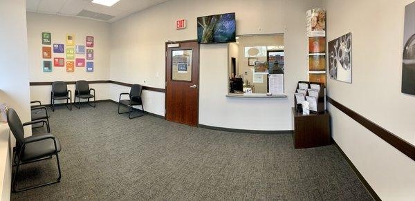 Reception area