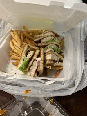 Chicken club sandwich