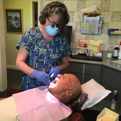 Ginger our hygienist