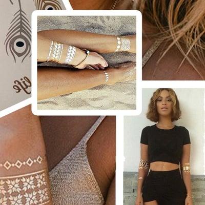 Metallic Tattoos