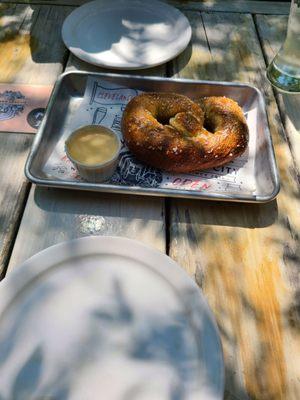 Pretzel appetizer