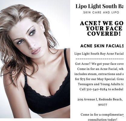 We got your Acne covered with Glycolic and Salicylic Peels