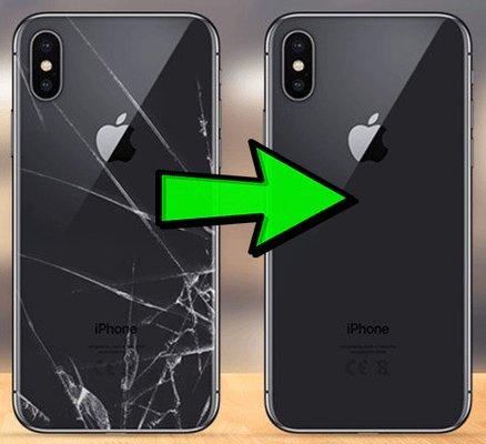 Broken back of the iPhone? No problem we fix it for you