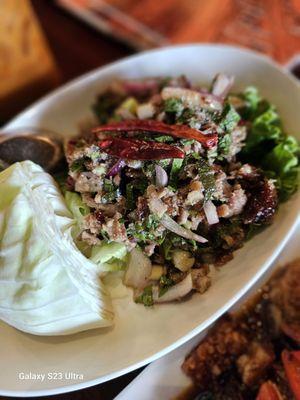 Duck larb