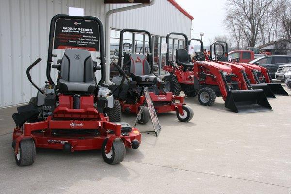 Exmark mowers with custom seating available