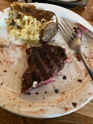 Ribeye and potato