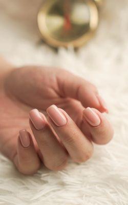 Beautiful pink nails