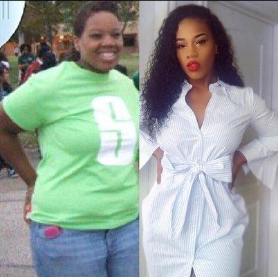 Tanisha Washington, who was featured in People Magazine for her 100 lb weight loss!