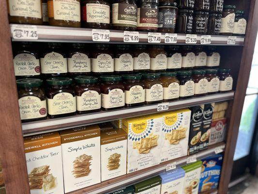 Sperry's Mercantile Jams and Crackers