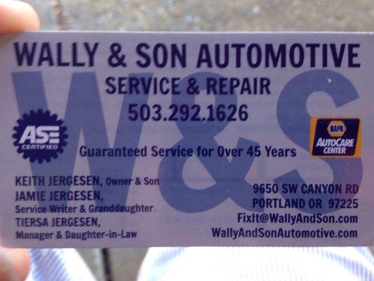 Wally & Son Family Automotive