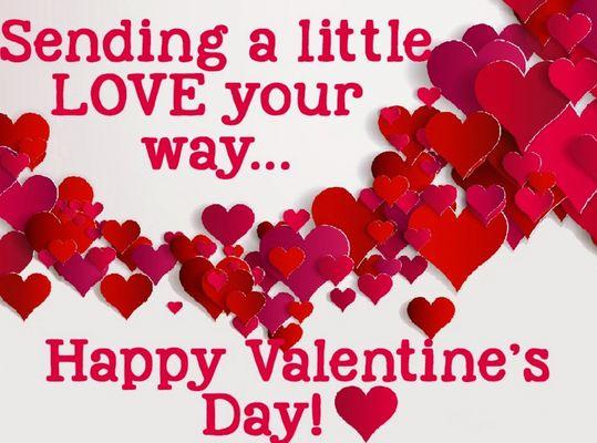 Happy Valentine's Day！We are Open today ！