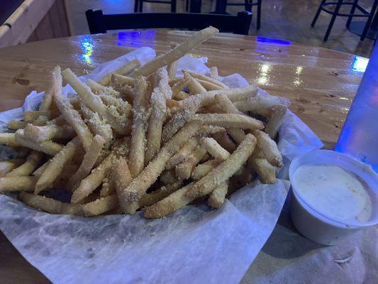 Garlic Parmesan fries