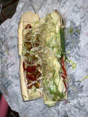 veggie sub extra everything basically:)