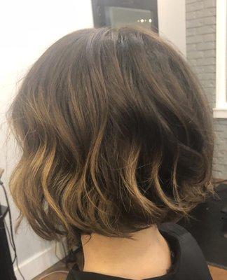 Cut, color and style by Jamie K.