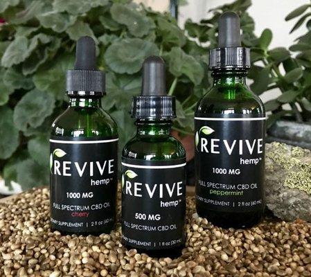 Revive Hemp CBD Full Spectrum..500 mg 1000mg & 2500 mg