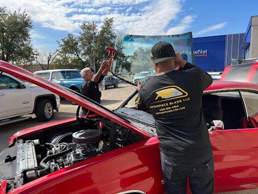 Auto Glass Replacement. Even classic cars!