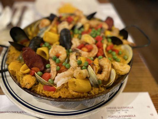 This is the Paella a La Valenciana