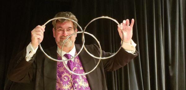 Eric Henning's magic is both hilarious and skillful.