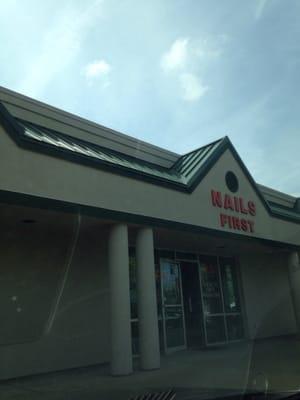 It's in a small strip mall