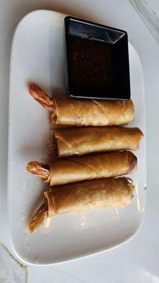 Deep fried shrimp rolls