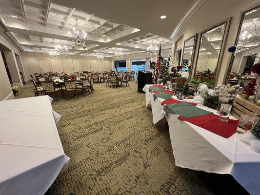 Formal dining area - Trivia night 58 people reserved seats