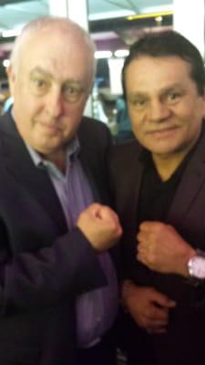 NYC lawyer Michael Marley with boxing legend Roberto Duran