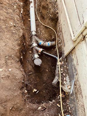 New Sewer by Winston's Plumbing