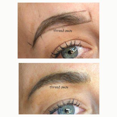 now taking free microblading consults. email info@threadaway.com or call/text 312-925-3054 for more info.