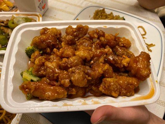 Honey chicken