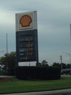 JUST CHANGED! $1.99 for regular unleaded! Get at it!