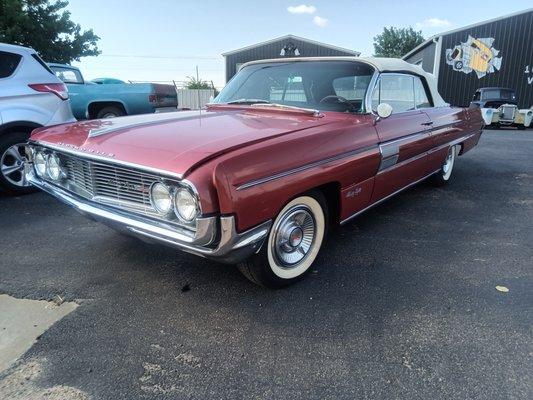 1962 Oldsmobile ninety-eight convertible.