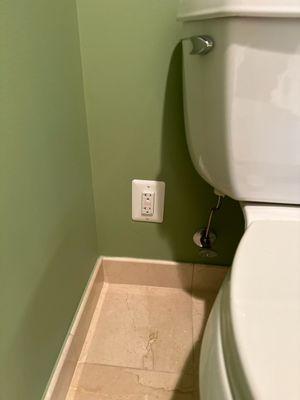 Bidet outlet