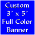 3x5 Custom Banner