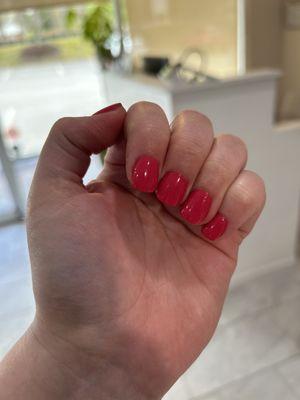 Strawberry Margarita color right after appointment.