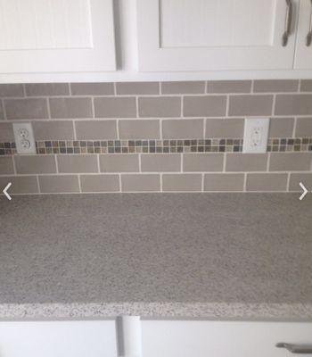 Tile backsplash, Haddonfield,nj. Pepe tile installation. Tile installation south jersey