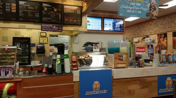 It is a Subway / Annie's pretzels inside the Walmart.