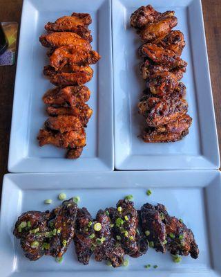 Our Famous Wings! Maple Bacon Bourbon, Spicy Thai, & Buffalo