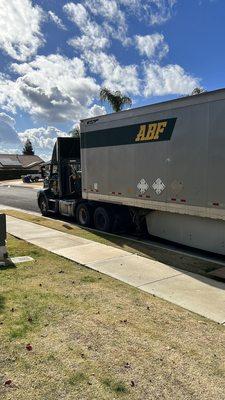 Picking up the trailer in California and delivering to Kentucky.